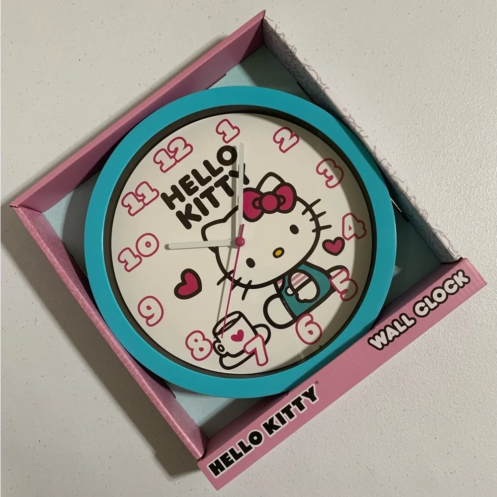 Hello Kitty by Sanrio Analog Wall Clock-New in Box